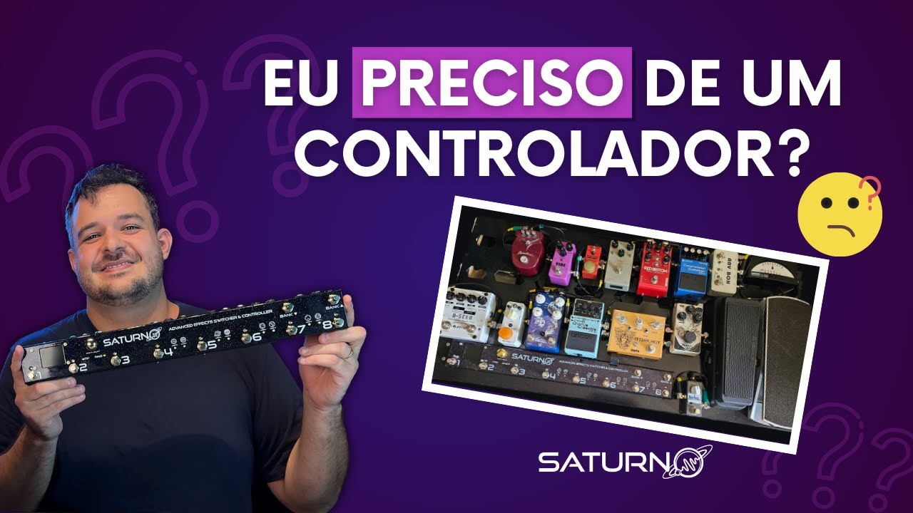 O que é uma controladora para pedais? Porque o controlador Saturno é a sua melhor opção!